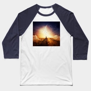 boy's cosmic walk Baseball T-Shirt